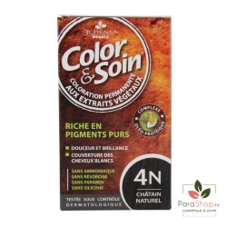 3 CHÊNES COLOR & SOIN COLORATION 4N CHATAIN NATUREL