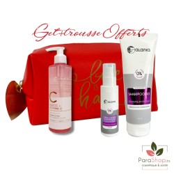 ALANIA TROUSSE VANITY Shampooing 250ML + Creme sans rinçage + gel Nettoyant 150ML OFFERT	