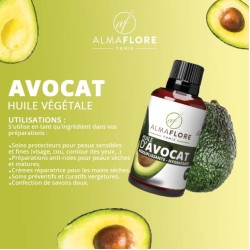 ALMAFLORE Huile d'Avocat 10ML