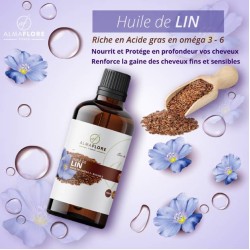 ALMAFLORE Huile de Lin 50ML