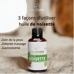 ALMAFLORE Huile de Noisette 10ML