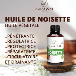 ALMAFLORE Huile de Noisette 50ML