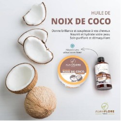 Almaflore huile de noix de coco 100ML