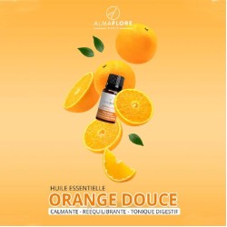 ALMAFLORE Huile Essentielle d'orange douce BIO 10ML