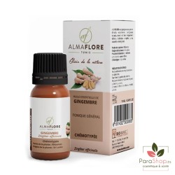 ALMAFLORE Huile Essentielle de gingembre BIO 10ML