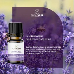 Almaflore Huile essentielle de Lavandin Aspic 10ML	