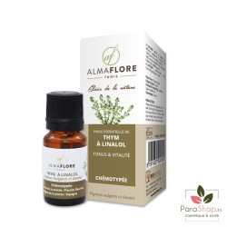 ALMAFLORE HUILE ESSENTIELLE DE THYM À LINALOL 10ML