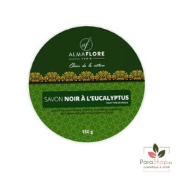 ALMAFLORE SAVON NOIR A l'Eucalyptus 150Gr