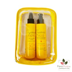 APOTHICA SUN & TAN PACK TROUSSE ECRAN CHEVEUX + LAIT SOLAIRE SPF 50+ APOTHICA SUN & TAN PACK TROUSSE ECRAN CHEVEUX + LAIT SOLAIRE SPF 50+