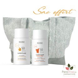 BABE PACK Sac Super Fluid Protection Solaire + PEDIATRIC SPF 50