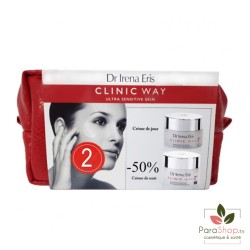 CLINIC WAY TROUSSE 2 CREME DE JOUR +CREME DE NUIT -50% CLINIC WAY TROUSSE 2 CREME DE JOUR +CREME DE NUIT -50%
