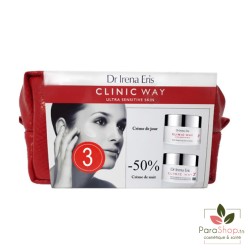 CLINIC WAY TROUSSE 3 CREME DE JOUR +CREME DE NUIT -50% CLINIC WAY TROUSSE 3 CREME DE JOUR +CREME DE NUIT -50%