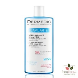 DERMEDIC CAPILARTE Shampooing Sebu Balance Cheveux Gras 300ML