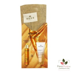 NUXE Sun Sac Huile Solaire Or SPF50 150ML + Prodigieux Lait Corps 200ML OFFERT