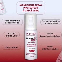 PHYTEAL MOUSTISTOP SPRAY PROTECTEUR 100ML