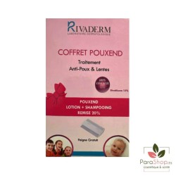 RIVADERM COFFRET POUXEND ANTI POUX ET LENTES