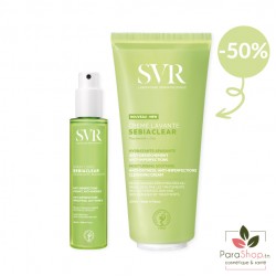 SVR PACK SEBIACLEAR SPRAY CORPS+ CREME LAVANTE 200ML 50% OFFERTE - 2025 SVR PACK SEBIACLEAR SPRAY CORPS+ CREME LAVANTE 200ML 50% OFFERTE - 2025