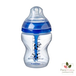 TOMMEE TIPPEE ADVANCED ANTI-COLIQUE BIBERON 260ML - Bleu Panda