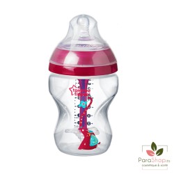 TOMMEE TIPPEE ADVANCED ANTI-COLIQUE BIBERON 260ML - Rose