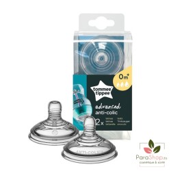 TOMMEE TIPPEE ADVANCED ANTI-COLIQUE TETINE DEBIT VARIABLE X2