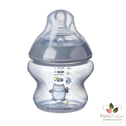 TOMMEE TIPPEE CLOSER TO NATURE BIBERON 150ML - Hibou Gris TOMMEE TIPPEE CLOSER TO NATURE BIBERON 150ML - Hibou Gris