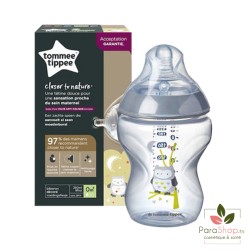 TOMMEE TIPPEE CLOSER TO NATURE BIBERON 260ML - Hibou Gris / Mint TOMMEE TIPPEE CLOSER TO NATURE BIBERON 260ML - Hibou Gris / Mint