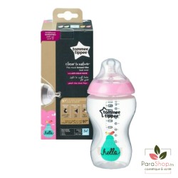 TOMMEE TIPPEE CLOSER TO NATURE BIBERON 340ML - Rose TOMMEE TIPPEE CLOSER TO NATURE BIBERON 340ML - Rose