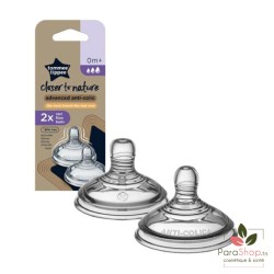 TOMMEE TIPPEE CLOSER TO NATURE TETINES DEBIT VARIABLE X2