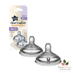 TOMMEE TIPPEE CLOSER TO NATURE TETINES DEBIT LENT X2