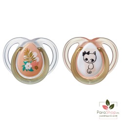 TOMMEE TIPPEE MODA SUCETTE 0-6M X2 - FILLE
