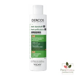 VICHY DERCOS ANTI PELLICULAIRE DS Shampooing Demelant Traitant 2EN1 200ML