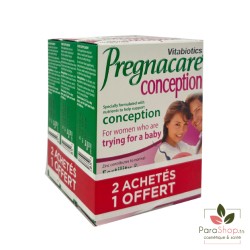 VITABIOTICS PACK 2X Pregnacare Conception + 1 MOIS OFFERT