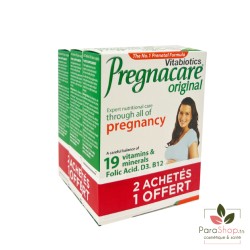 VITABIOTICS PACK 2X Pregnacare Original +1 MOIS OFFERT