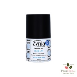 ZYNIA DEODORANT ROLL ON FLEUR DE COTON