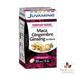 JUVAMINE TONIFIANT SEXUEL MACA GINGEMBRE GINSENG DE SIBERIE